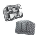 Um Bráquete clássico, 3 peças soldadas por uma exclusiva técnica de solda a laser